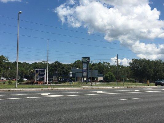 Front view from US 19 at the corner of WIndward Blvd.