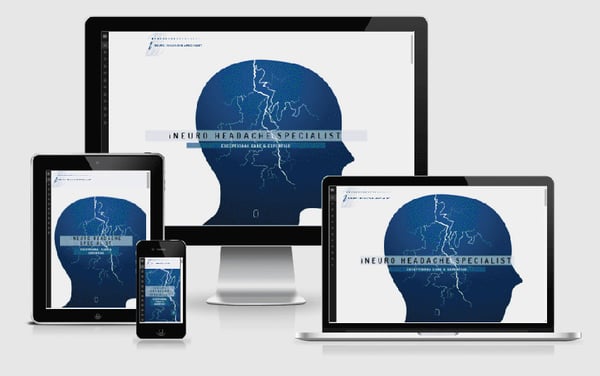 Neurology clinic responsive website