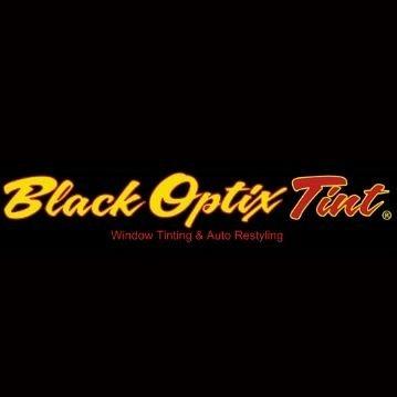 Black Optix Tint logo.