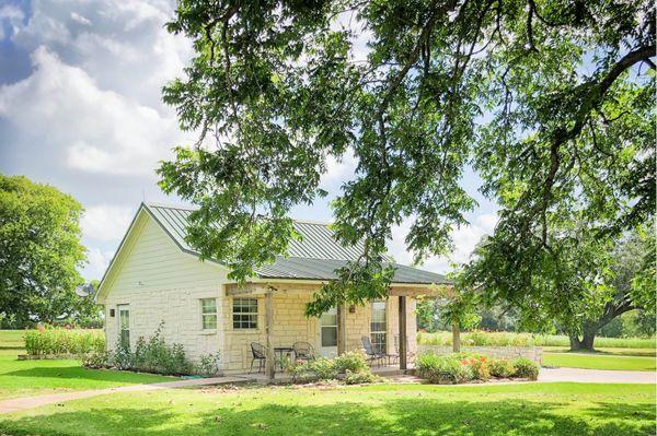 Tepee Guesthouse at the Inn At Indian Creek in Burton, Texas and near Round Top, Texas.