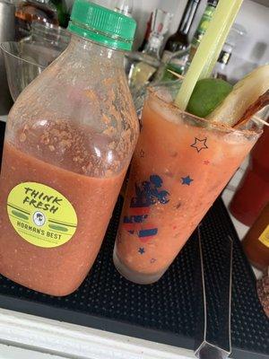 Another week, another lazy day with delicious Bloody Mary's!