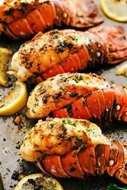 Cajun garlic lobster tails