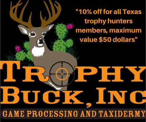 Trophy Buck Inc., Game Processing & Taxidermy