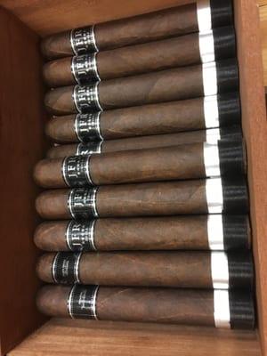 3/5/16. Saturday. Inside the gloriously beautiful humidor. Smells  incredi-mazing! JFR-Just For Retailers! Love these maduros!