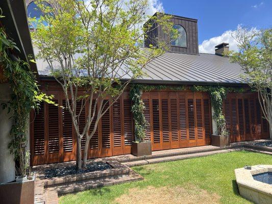 Stratford refinished shutters