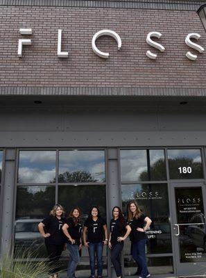 FLOSS -Coppell is conveniently located on the east side of Denton Tap just south of Sandy Lake in the same center as Smash Burger.