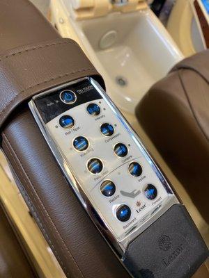 Massage chair options