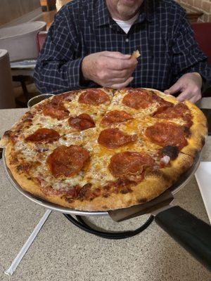 Pepperoni pizza