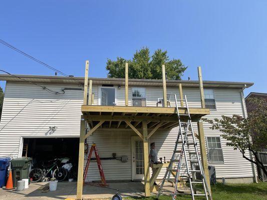 Remove deck ,build deck and TREX decks as well as railings