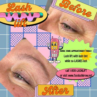 Keratin lash lift