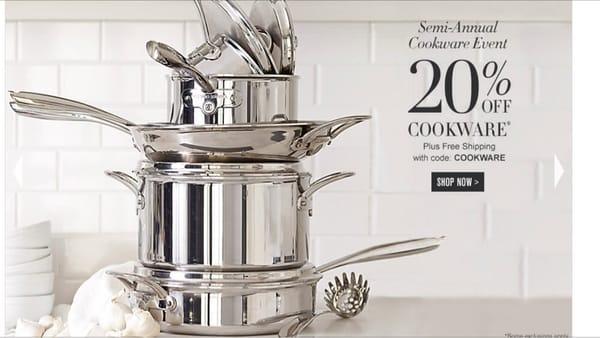 Cookware Sale! 248-637-0672