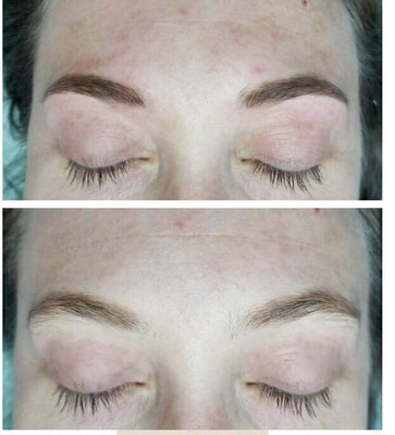 1 year microblading touch up