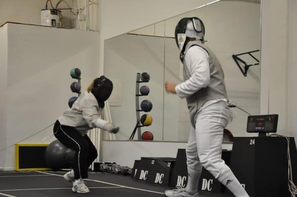 Advanced Fencing Class at Scottsdale Fencing Club