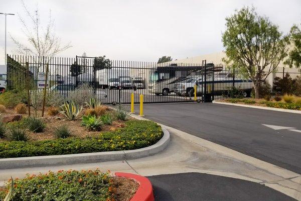 self storage santa ana exterior gate