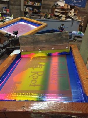 Quality screen printing with advanced techniques.