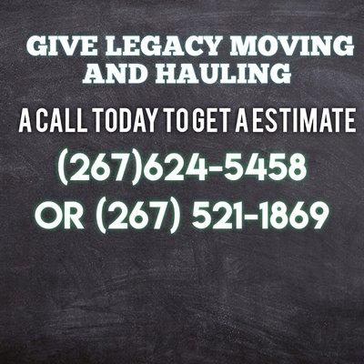 Legacy Moving And Hauling