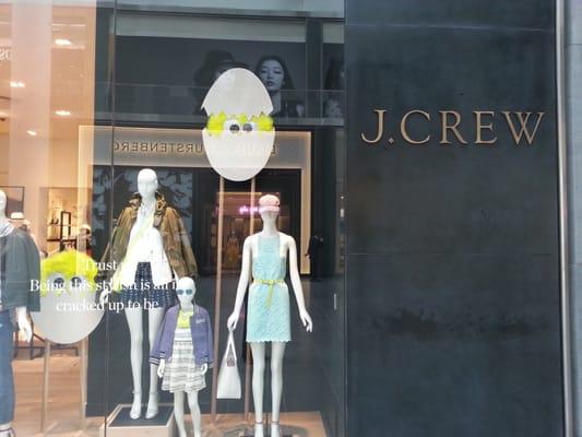 J Crew storefront in Brookfield Place