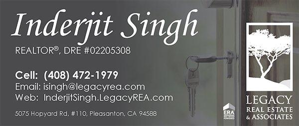 Inderjit Singh - Legacy Real Estate & Associates