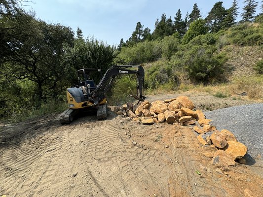 Sonoma County Soils excavator