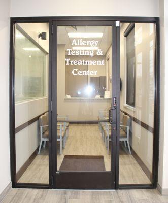 Allergy Testing & Treatment Entrance