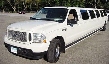 White Excursion Limo (20 Passenger)