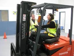 Forklift training