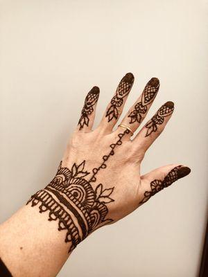 Henna means sign of happiness & festival