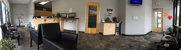 A panoramic view of their great waiting area.