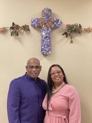 We welcome you in Love, Pastor & Lady B