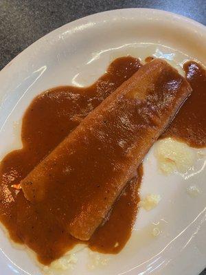 Cheese enchilada.