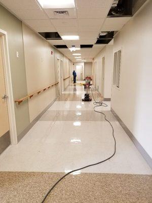 We also Do VCT TILE STRIPPING AND RECOATING WITH WAX