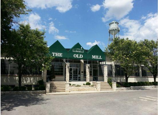 The Old Mill building that we are located inside of.