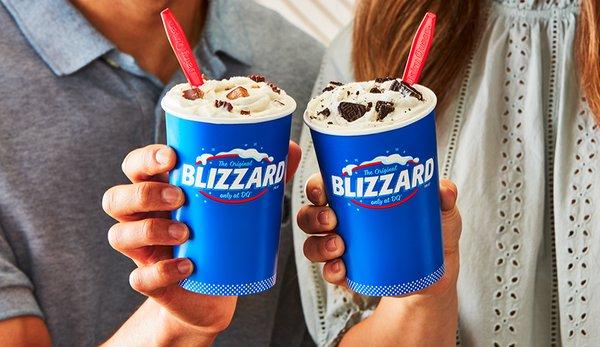 Come Grab a classic flavored Blizzard today at our locally owned and well trained team to serve you guys with the best quality food.