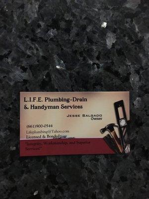 L.I.F.E. Plumbing-Drain & Handyman Services