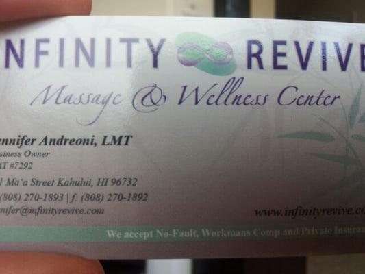 Infinity Revive Massage & Wellness Center