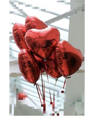 Heart balloons