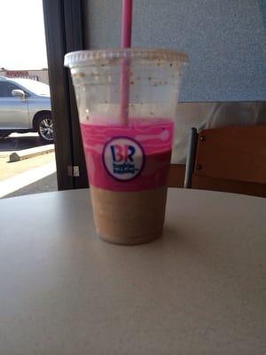 Coffee and cookies and cream shake.