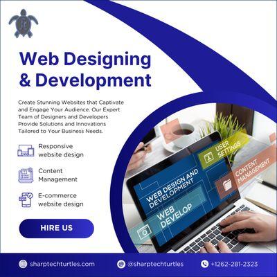 Website Designing & Development

#WebDesign
#WebDevelopment
 #UXUI
 #ResponsiveDesign
 #CodeCrafting