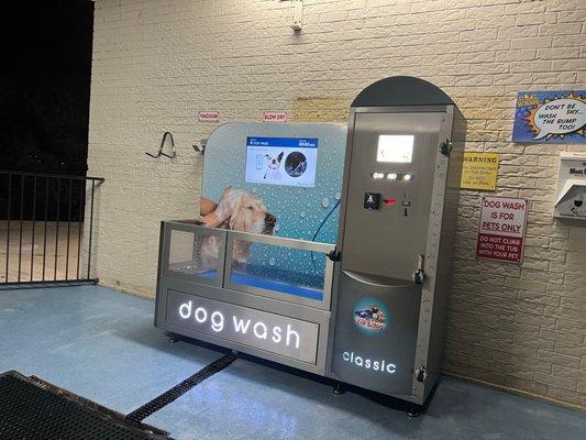 Check out the new pet wash