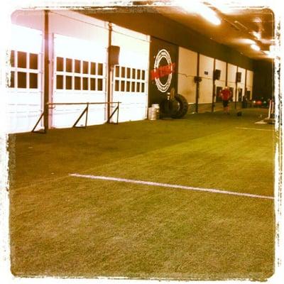 Check out our 5 lane, 50 yard turf track!