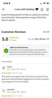 For more reviews check her out on Groupon!