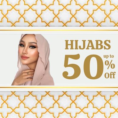 Hijabs up to 50% off