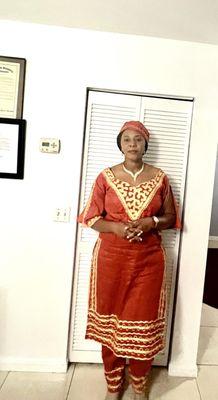 Custom traditional African clothing