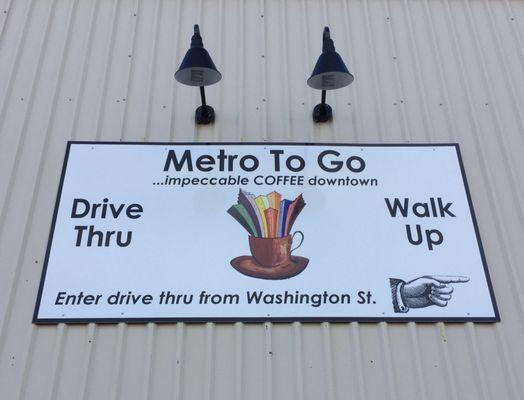 Metro To Go coffee shop.