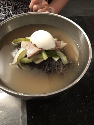 Cold noodle soup