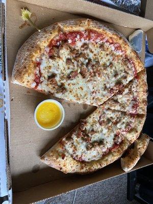 Large Pizza with Sausage and Bacon