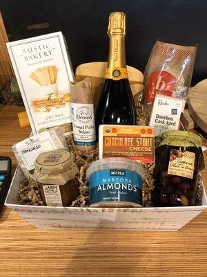 Gift basket curated by Trovare