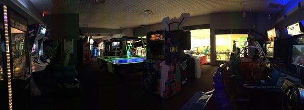 Party area and games.