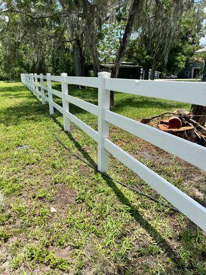 Fence all washed up after 3 years of build up.