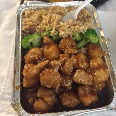 Sesame chicken combo